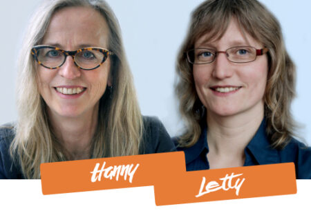 Hanny Post en Letty Wessels, de makers van het OpWaardeerSpel